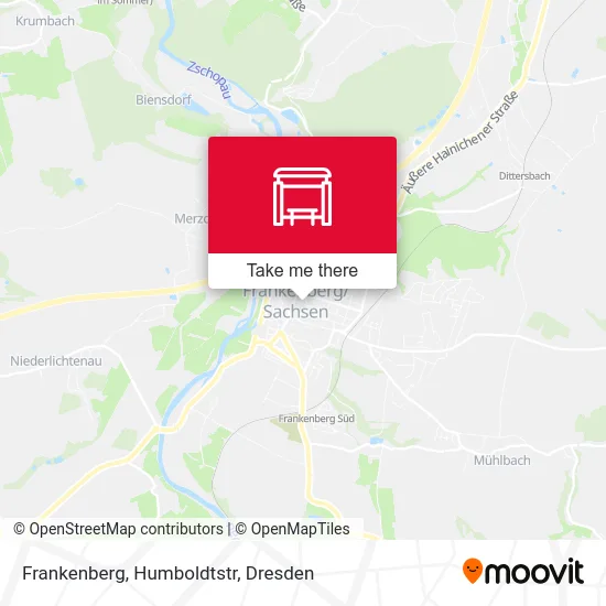 Карта Frankenberg, Humboldtstr