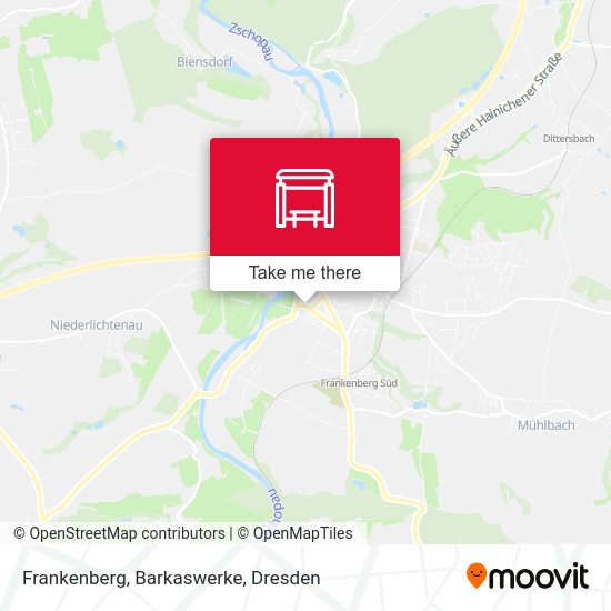 Карта Frankenberg, Barkaswerke