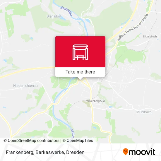 Карта Frankenberg, Barkaswerke