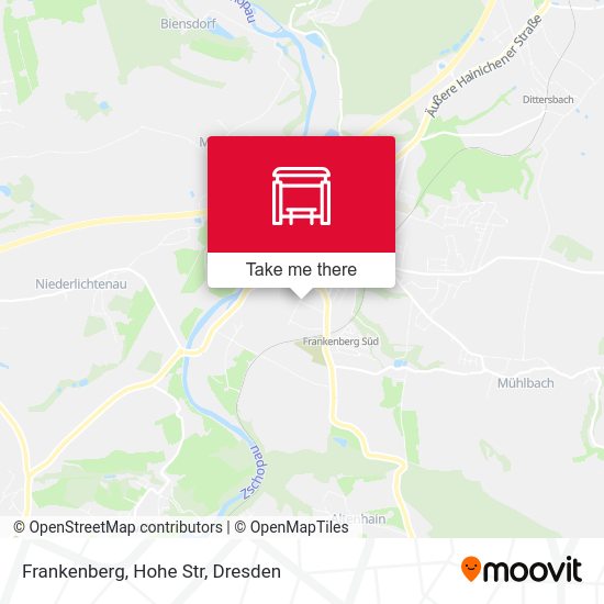 Карта Frankenberg, Hohe Str