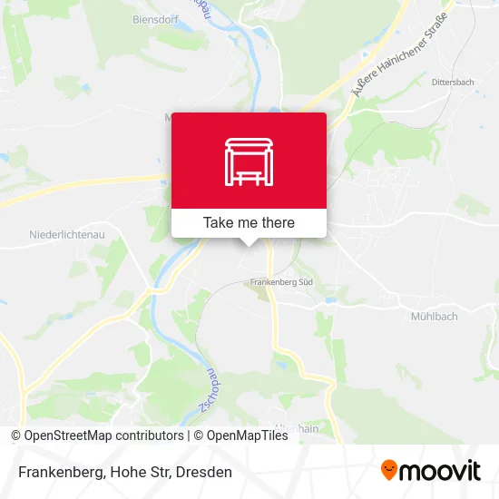 Карта Frankenberg, Hohe Str