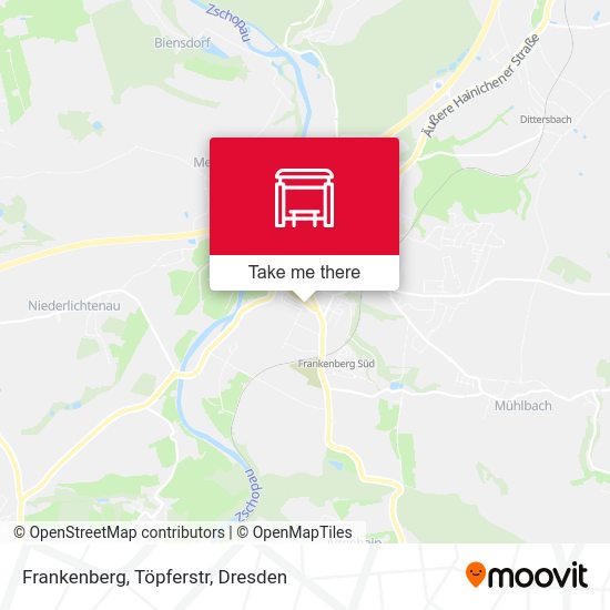 Карта Frankenberg, Töpferstr