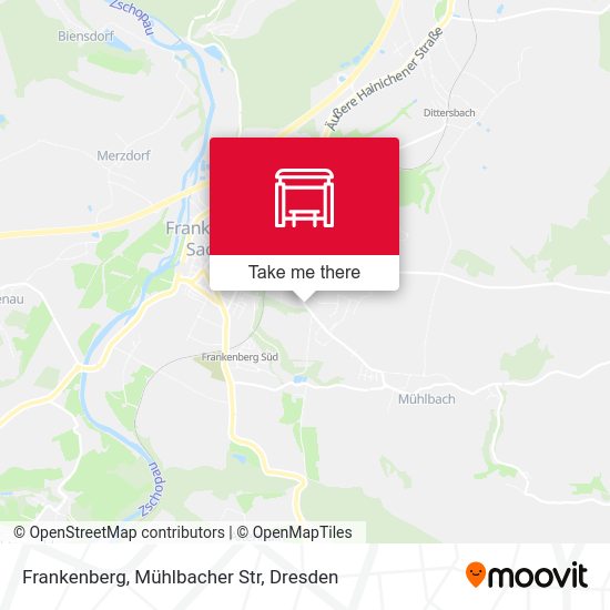 Карта Frankenberg, Mühlbacher Str