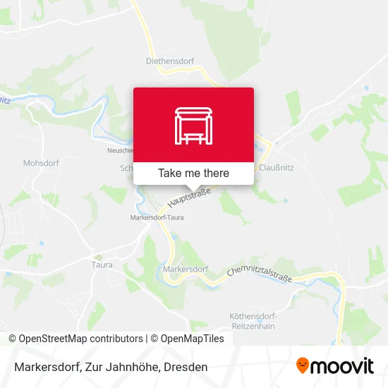Карта Markersdorf, Zur Jahnhöhe