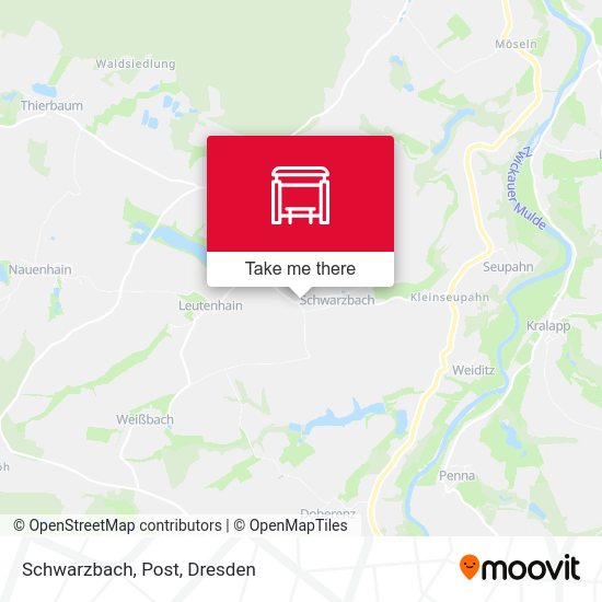 Карта Schwarzbach, Post