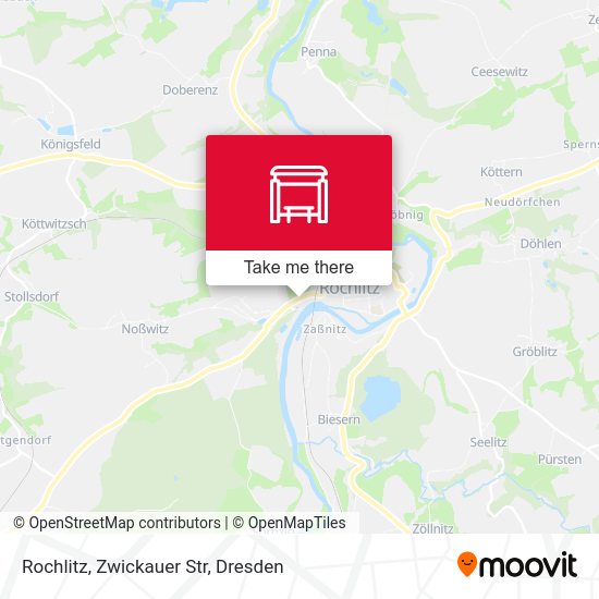 Карта Rochlitz, Zwickauer Str