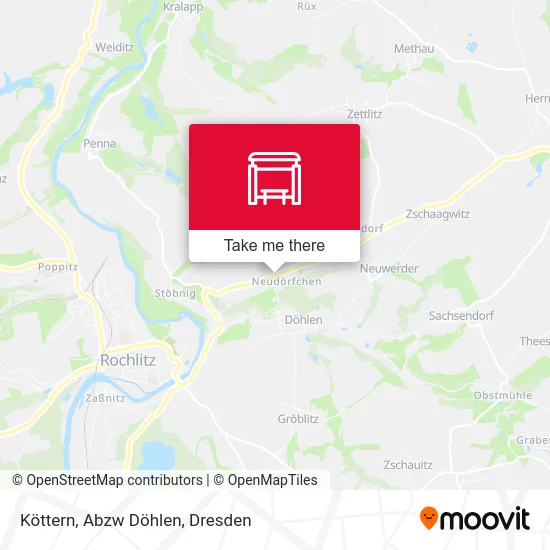 Карта Köttern, Abzw Döhlen