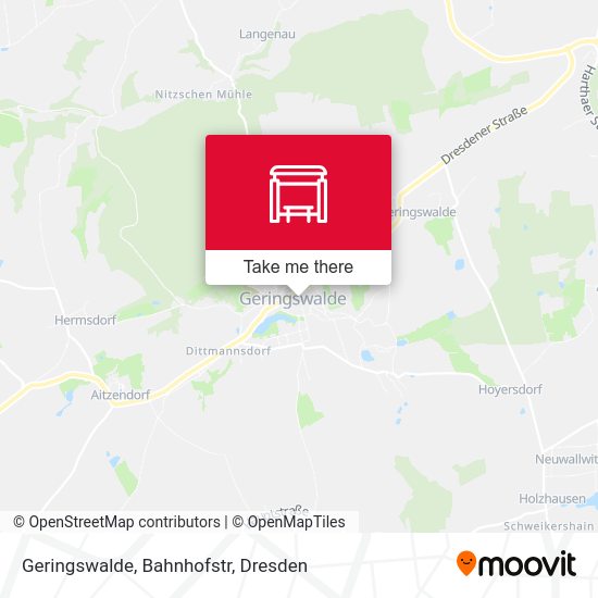 Карта Geringswalde, Bahnhofstr