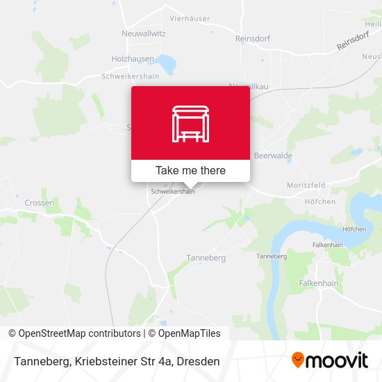 Карта Tanneberg, Kriebsteiner Str 4a