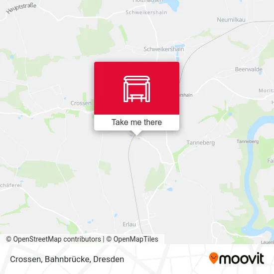 Карта Crossen, Bahnbrücke