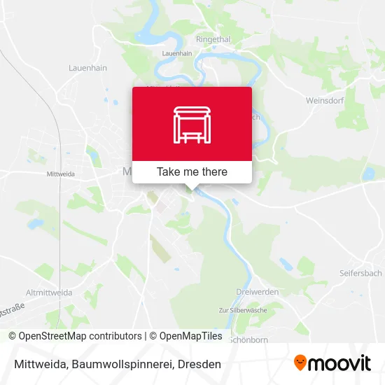 Карта Mittweida, Baumwollspinnerei