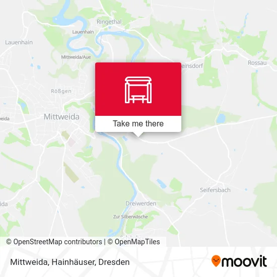 Карта Mittweida, Hainhäuser