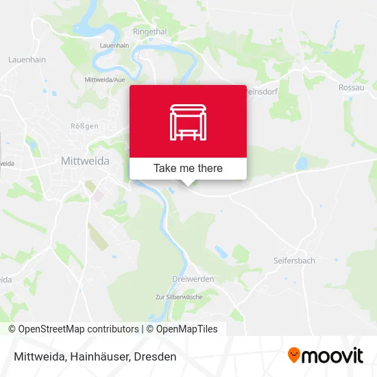 Карта Mittweida, Hainhäuser