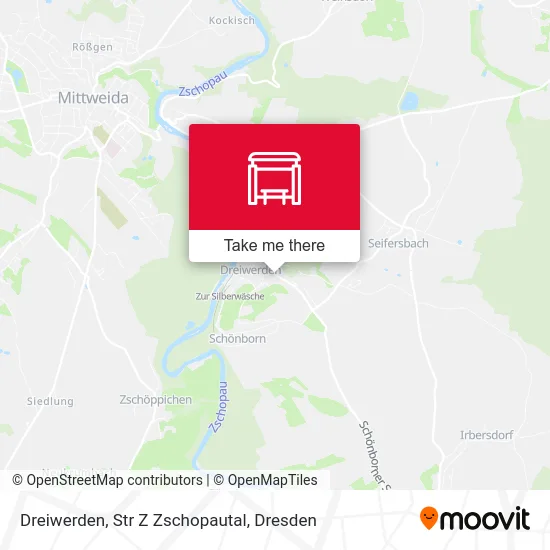 Карта Dreiwerden, Str Z Zschopautal