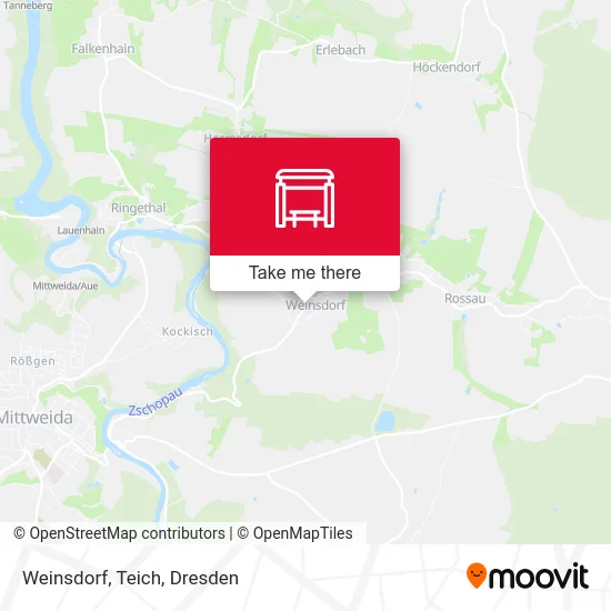 Карта Weinsdorf, Teich