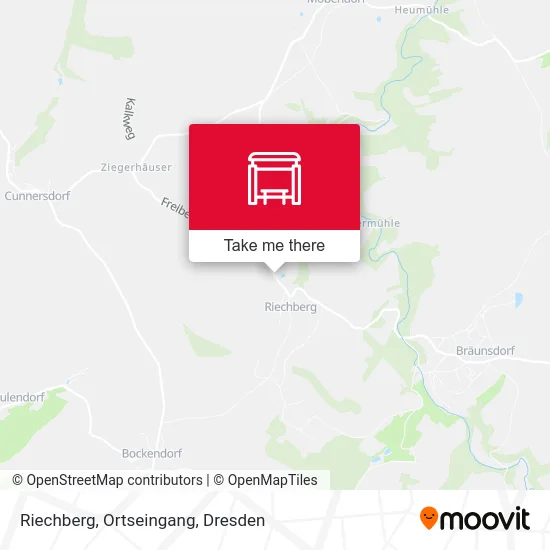 Riechberg, Ortseingang map