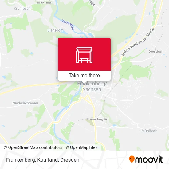 Карта Frankenberg, Kaufland