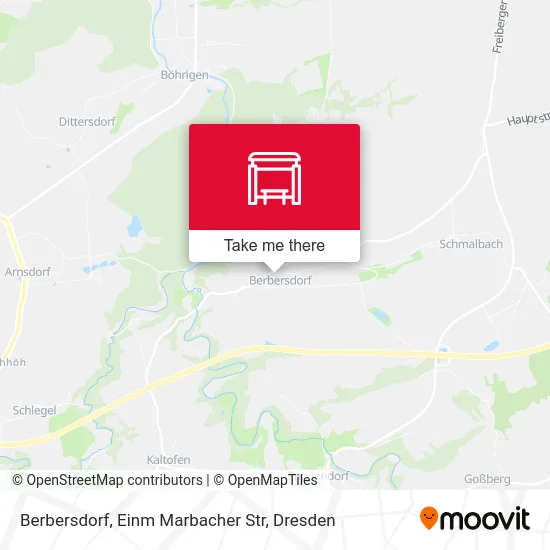 Карта Berbersdorf, Einm Marbacher Str