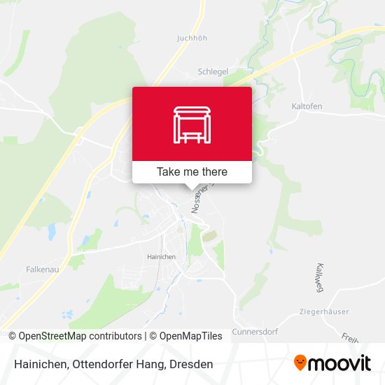 Карта Hainichen, Ottendorfer Hang