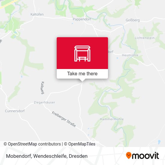 Карта Mobendorf, Wendeschleife