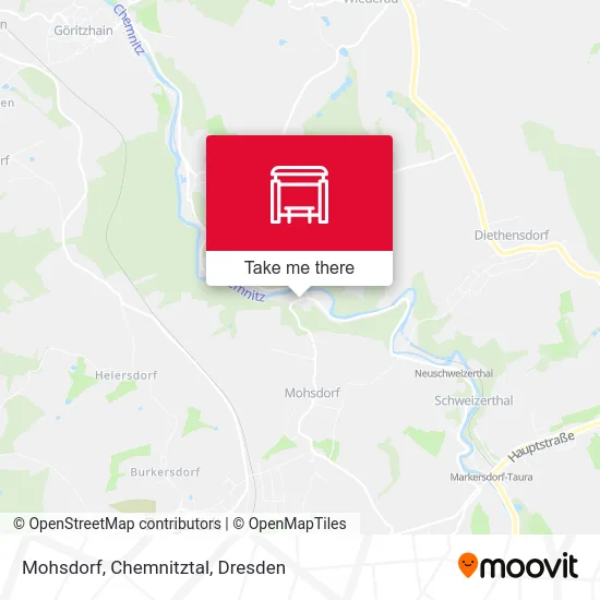 Карта Mohsdorf, Chemnitztal