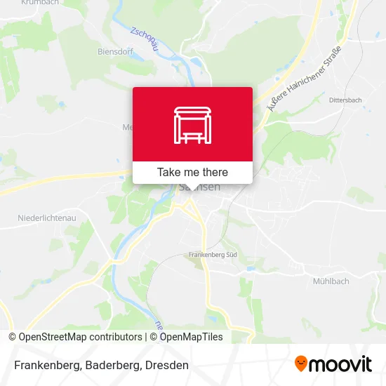 Карта Frankenberg, Baderberg