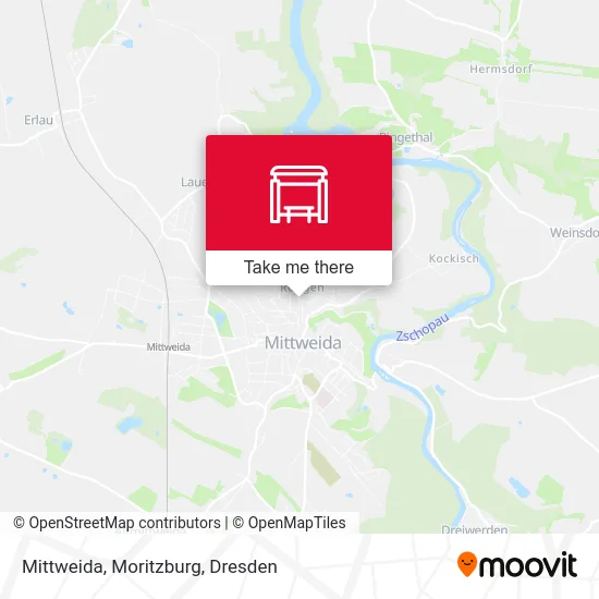 Карта Mittweida, Moritzburg