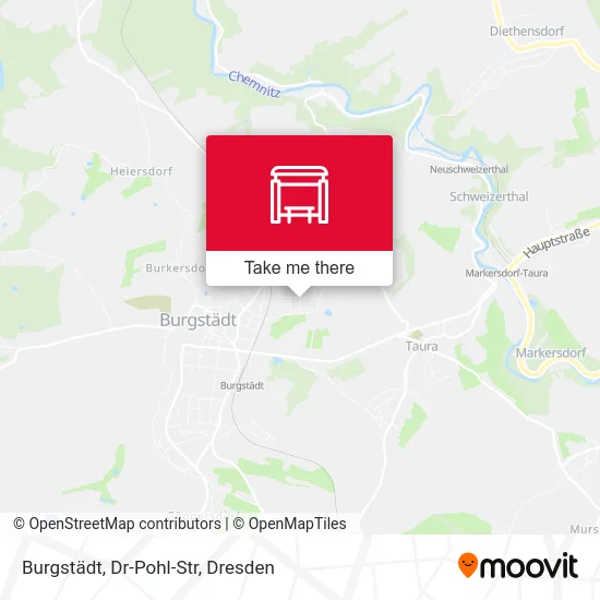 Карта Burgstädt, Dr-Pohl-Str