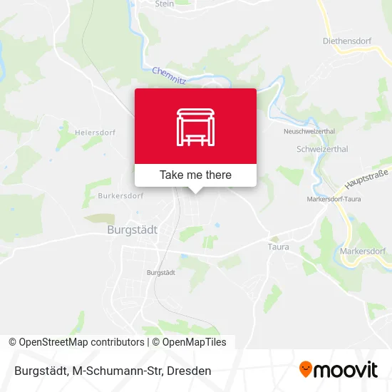Карта Burgstädt, M-Schumann-Str
