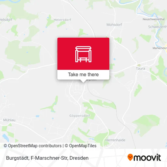 Карта Burgstädt, F-Marschner-Str