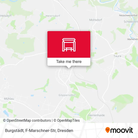 Карта Burgstädt, F-Marschner-Str