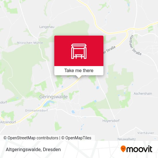 Карта Altgeringswalde