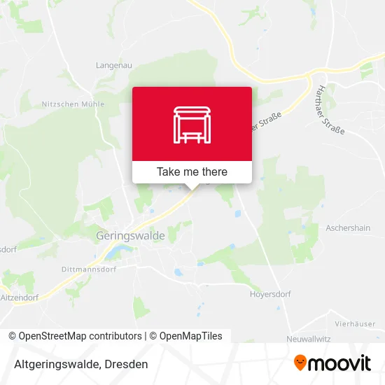 Карта Altgeringswalde
