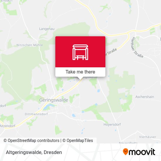 Карта Altgeringswalde