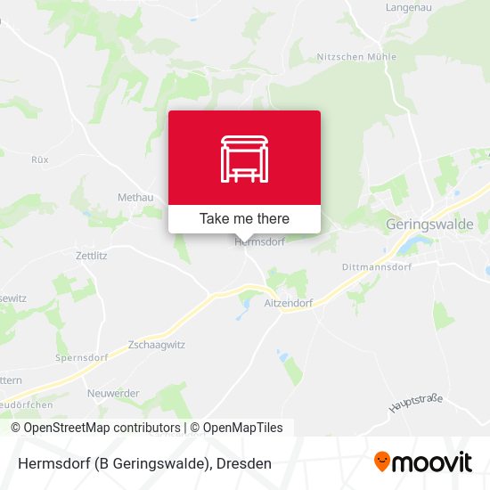 Карта Hermsdorf (B Geringswalde)
