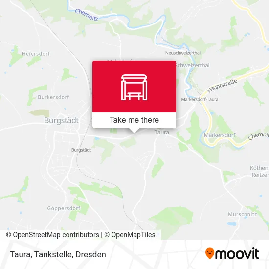 Карта Taura, Tankstelle