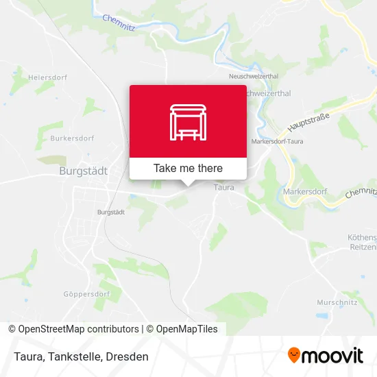 Карта Taura, Tankstelle
