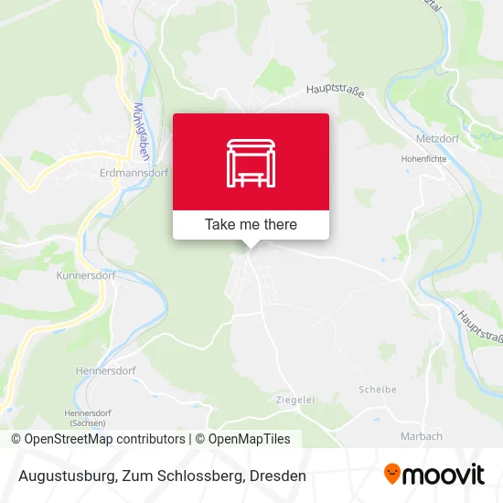 Карта Augustusburg, Zum Schlossberg