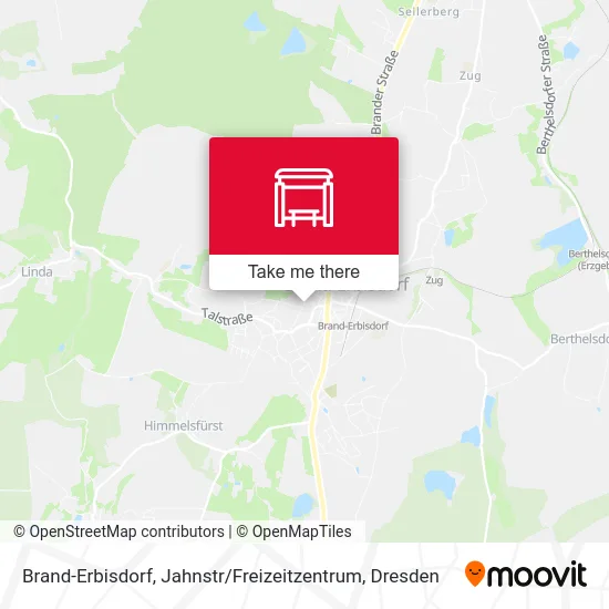 Карта Brand-Erbisdorf, Jahnstr / Freizeitzentrum