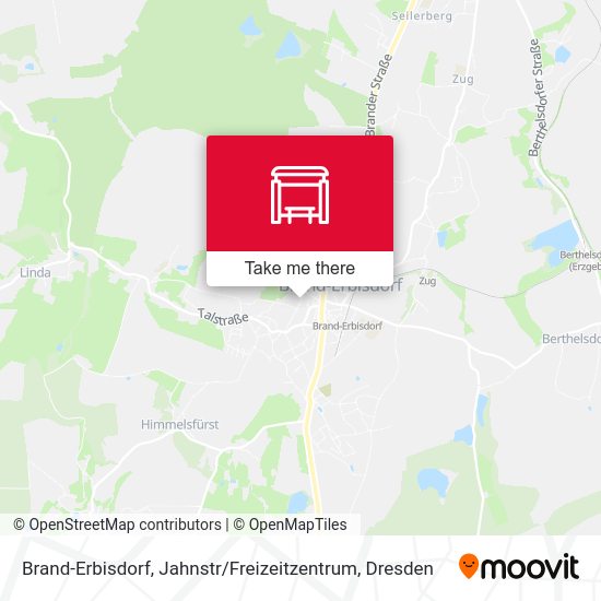 Карта Brand-Erbisdorf, Jahnstr / Freizeitzentrum