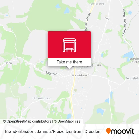 Карта Brand-Erbisdorf, Jahnstr / Freizeitzentrum