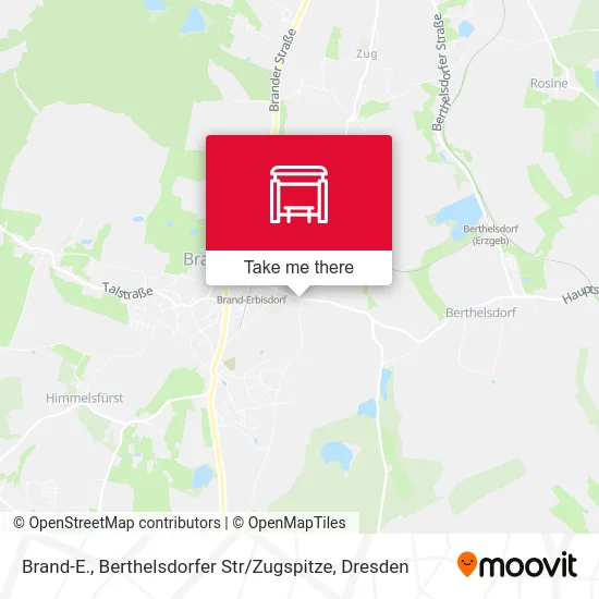Карта Brand-E., Berthelsdorfer Str / Zugspitze