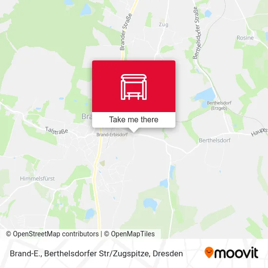 Карта Brand-E., Berthelsdorfer Str / Zugspitze