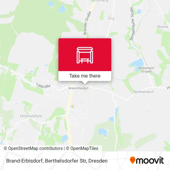 Карта Brand-Erbisdorf, Berthelsdorfer Str