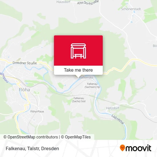 Карта Falkenau, Talstr