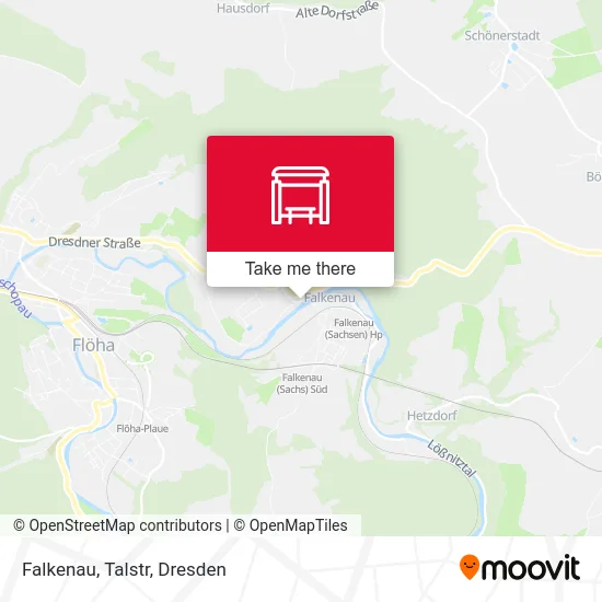Карта Falkenau, Talstr