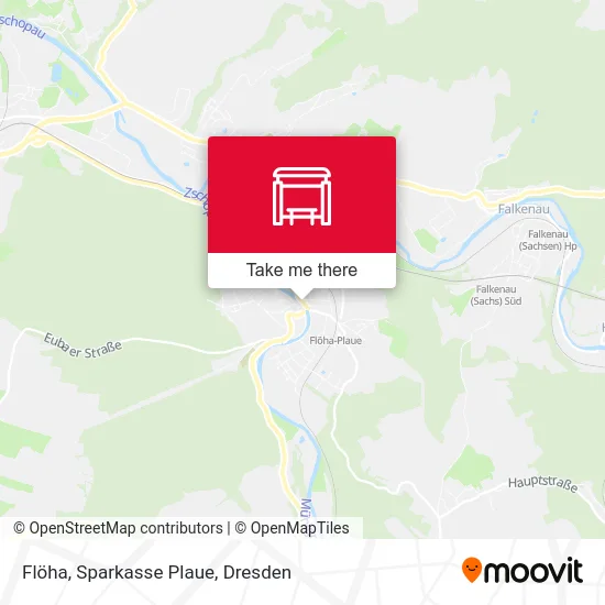 Карта Flöha, Sparkasse Plaue