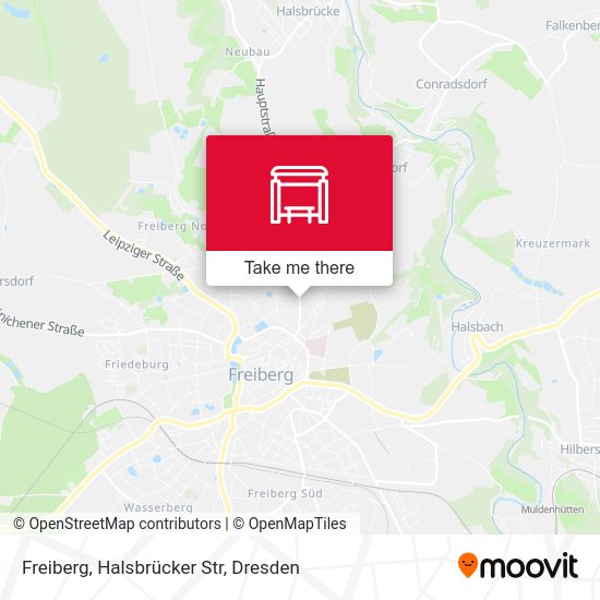 Карта Freiberg, Halsbrücker Str