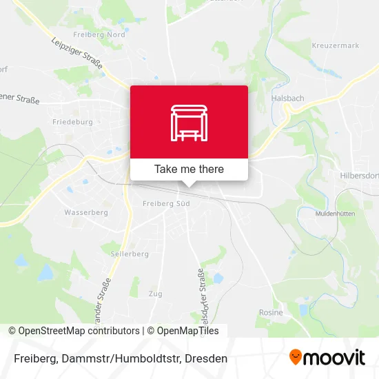 Карта Freiberg, Dammstr/Humboldtstr