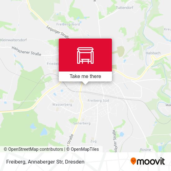 Карта Freiberg, Annaberger Str
